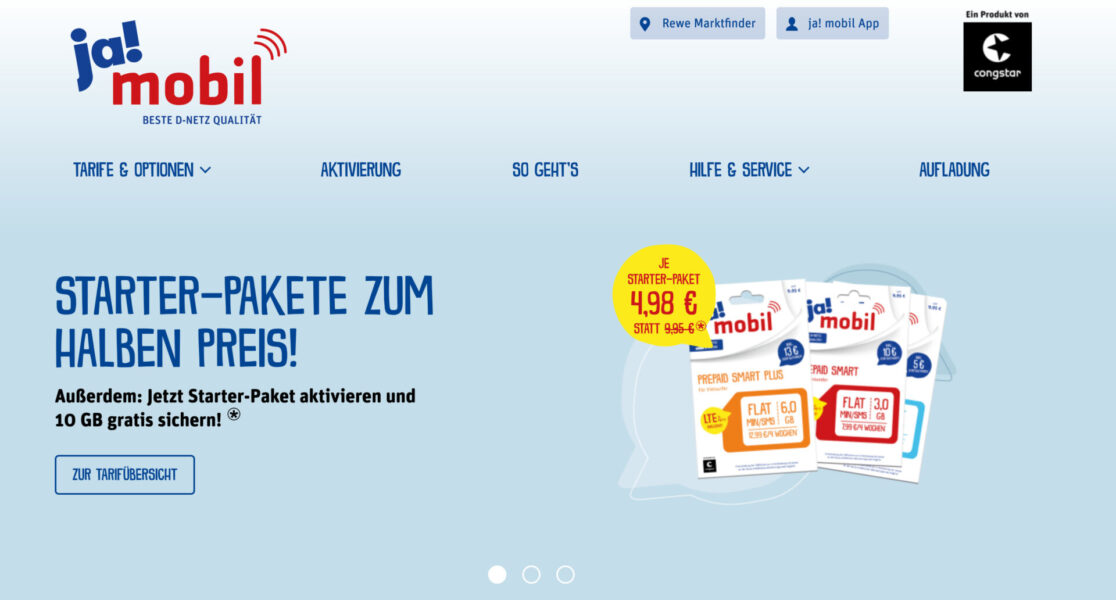 ドイツおすすめ格安SIMカード「ja! mobil」
